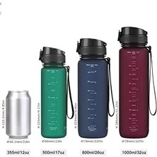 Nexa Kilitli Kapak 650 ml Kırılmaz Kırmızı Tritan Matara