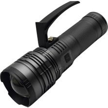 farissu GS-15100  El Feneri - 12.000 Lümen - 32.000 mAh Dev Batarya - 3 KM Menzilli Zoomlu Fener