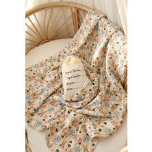 The Little Leo 4 Katlı Organik Müslin Bebek Seti / Hastane Çıkışı + Kundak – Organik Pamuk /Doğanın Kucağı