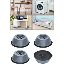 Nexa Çamaşır Makinesi Sarsıntı Titreşim Ses Önleyici Kaydırmaz Ayak 4lü Set