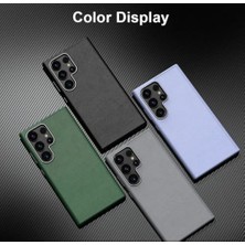 Nexa Galaxy S25 Ultra ile Uyumlu Pu Deri Kılıf Içi Kadife Metal Çerçeve Darbeye Karşı Koruyan Ince Deri Hissi [galaxy S25 Ultra Pu Deri] (Açık Pembe Pu Deri)