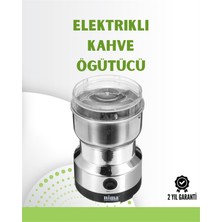 Nuveden Ieg™ Kahve ve Baharat Değirmeni | Kompakt Hafif Hızlı Öğütme Şeffaf Kapaklı Kolay Kullanı