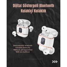 Nuveden Ieg™ Dijital Göstergeli Bluetooth Kulakiçi Kulaklık – 4’lü Paket Gürültü Engellemeli
