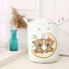 Nexa Çok Amaçlı Oyuncak Saklama Kutusu Kirli Çamaşır Piknik Sepeti Katlanır Düzenleyici Keçe Model 40026