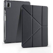 Nexa Matepad Se 11 ile Uyumlu Katlanabilir Stand Özellikli Tablet Kılıfı – Manyetik Akıllı Kapak, Otomatik Uyandırma/uyku Fonksiyonu, Ince ve Dayanıklı Koruma Kılıfı (Siyah)