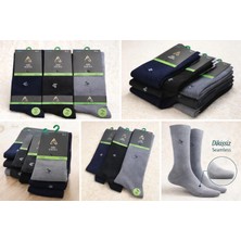 ADG Socks Adg Uzun Çorap 2003 Bambu Uzun Konç Çorap 12’li Set – Gün Boyu Doğal Konfor