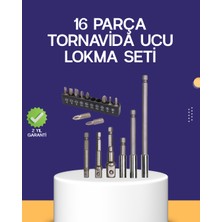 Nuveden Ieg™ 16 Parça Bits ve Adaptör Seti Vidalama Tamir Bakım Seti