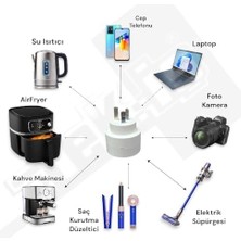 Nexa I Tipi Fiş Dönüştürücü – Çin Avustralya Yeni Zellanda Fişi Türk Prizine Çevirici Seyahat Adaptörü