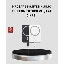 Nuveden Ieg™ Magsafe Uyumlu Kablosuz Powerbank – Güçlü Mıknatıs, Hızlı Şarj, Kompakt Tasarım
