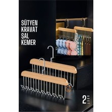 Nuveden Ieg™ Turk Dolap Içi Askı 2 Adet Sütyen Şal Kravat Kemer Çanta