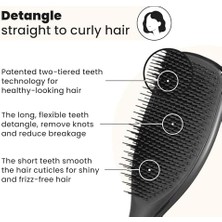 Nexa The Ultimate Der Large Black Gloss Saç Fırçası