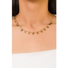 Kar Tanesi Kolye 14 Ayar A041806