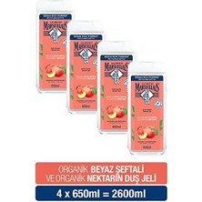 Nexa Duş Jeli Beyaz Şeftali & Nektarin (4 x 650 Ml)
