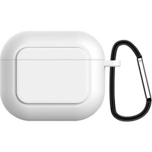 Nuveden Ieg™ Ally Apple Airpods 3 Için Kancalı Ultra Ince Silikon Kulaklık KILIFI-(5775)