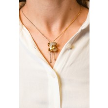 Taşlı Tasarım Kolye 22 Ayar A066204