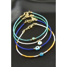 Zero Land Matrixzn Naazar Miyoki Boncuk Bileklik - Ebruli