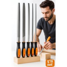 Nuveden Ieg™ 5’li Profesyonel El Eğesi ve Törpü Seti - Ahşap Törpüsü - Ağaç Törpüsü Endüstr