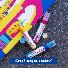 Nexa Edding 5000 Akrilik Işaretleyici Geniş - Çok Renkli - Akrilik Boya Işaretleyicileri 5'li Paket (Soyut) - 5-10 mm Keski Ucu - Tuval Üzerine Boyama Için Akrilik Işaretleyici, Ahşap