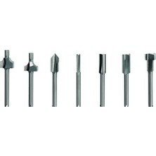 Nexa 660 Seti, 7 Parçalı Çok Amaçlı Seti, Köşeler, Kenarlar, Düz Vb. Gibi Çeşitli Freze Işleri Için