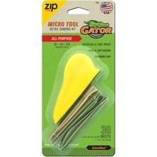 Nexa Gator Fınıshıng Products Microzip Zımpara Seti, Farklı Tanecikli