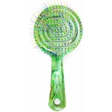 Nexa Pro Üç Boyutlu Oval Saç Fırçası - 17 Yeşil Mermer