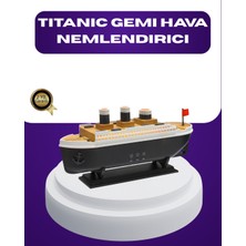 Nuveden Ieg™ Titanik Gemi Tasarımlı LED Işıklı Hava Nemlendirici Buhar Efektli Oda Difüzörü