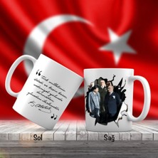 Asilmeydan Takım Elbiseli - Sivil Mustafa Kemal Atatürk - Atatürk'ün Sözleri -Kupa Bardak