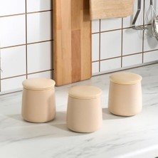 Nexa Lola 3 Lü Baharat Takımı Bej