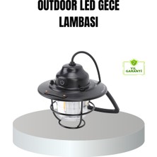 Nuveden Ieg™ Retro Kamp Lambası Su Geçirmez Taşınabilir Gece Işığı Uzun Pil Ömürlü