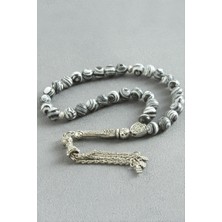 Zero Land Matrixzn Akik Doğaltaş Tesbih 8 mm - Siyah