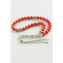 Zero Land Matrixzn Akik Doğaltaş Tesbih 8 mm - Kırmızı