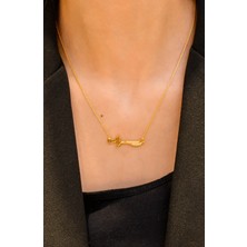 Hz Ali Yazılı Zülfikar Kılıcı Kolye 22 Ayar A040870