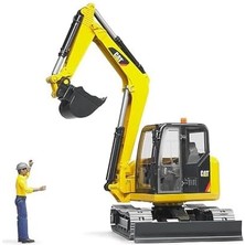 Nexa Bruder - Cat Mini Ekskavatör ve Inşaat Işçisi Ölçekli Model