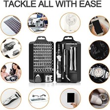 Nexa Necamocu Kılıflı Hassas Tornavida Seti, 115'I 1 Arada Elektronik Manyetik Onarım Alet Seti