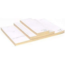 Nexa Son Zamanda Not Defteri Seti, Beyaz Yaldızlı Kenarlı, 3 Not Defteri, Her Biri 80 Yaprak