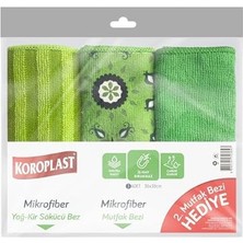 Nexa Çok Amaçlı Mikrofiber Mutfak Bezi 3'lü Ekonomik Iz Bırakmaz, Ekstra Emici, Hızlı Kuruyan Mikrofiber Temizlik Bezi, Mutfak, Ofis, Kafe, Otel