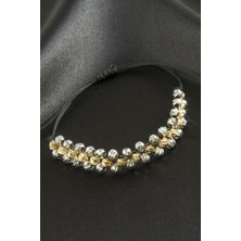 Zero Land Matrixzn Dorika Makrome Ip Bileklik - Gümüş Rengi