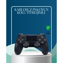 Nuveden Ieg™ Kablosuz Ps4 Oyun Kolu Çift Motor Titreşimli Uzun Bataryalı