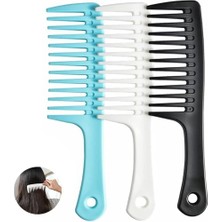 Nexa Büyük Saç Açıcı Tarak, Geniş Dişli Saç Açma Tarağı, Kıvırcık Saçlar Için Özel Tasarım, Uzun ve Islak Saçlarda Kullanıma Uygun, Saç Dökülmesini ve Kepeği Azaltıcı