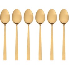 Nexa Quantum Mat Altın Kahve Kaşığı 14 cm 6 Adet