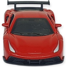 Aesco Çek Bırak Metal Küçük Arabalar 8 cm - 6411A-4 - Kırmızı (Lisinya)