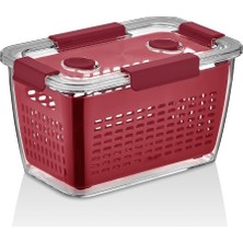 Liora 2 Lt Lavin Saklama Kabı Bordo
