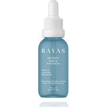 Nexa Rayas Kırışıklık ve Yaşlanma Karşıtı Aydınlatıcı Retinol Serum Ascorbıc Acıd,%1 Retinol & Ceramides 30 ml