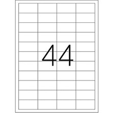 Nexa Tanex TW-2044 Lazerpostalama, Davetiye, Kargo Işleri Için Her Pakette 100 Sayfa Etiket, Beyaz