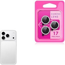 Nexa 17 Pro Max Için Cl-06 Kamera Lens Koruyucu (Titanyum Gümüş)