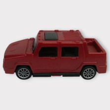 Aesco Çek Bırak Arabalar 10 cm - Kırmızı Jeep (Lisinya)