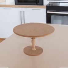 Liora Sunumluk, Ahşap Sunumluk, Sunumluk, Ahşap Servis Standı - Ayaklı Sunumluk, Pasta Standı