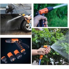 Aesco Yüksek Basınçlı Su Püskürtme Tabancası Sulama Bahçe Hortumu Tazyikli Püskürtme Fıskiye ( Lisinya )