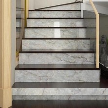 Aesco 5mt x 60 cm Mermer Desenli Masa Tezgah Mutfak Su Geçirmez Yapışkanlı Folyo Sticker ( Lisinya )