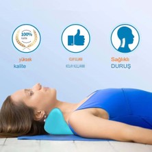 Aesco Ergonomik Boyun Masaj Yastığı – Servikal Traksiyon Destekli, Omurilik Ortopedik Yastık ( Lisinya )